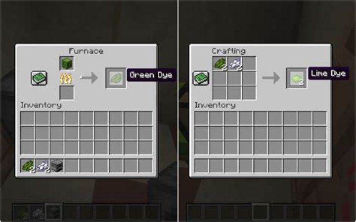 How do i make green dye in minecraft
