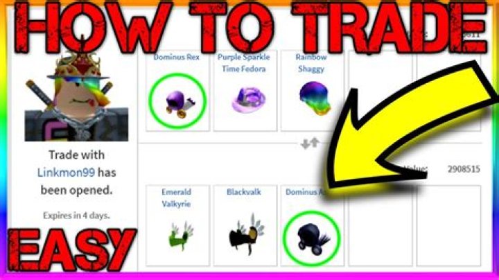 How do i trade on roblox