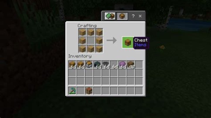 How do u make a chest in minecraft