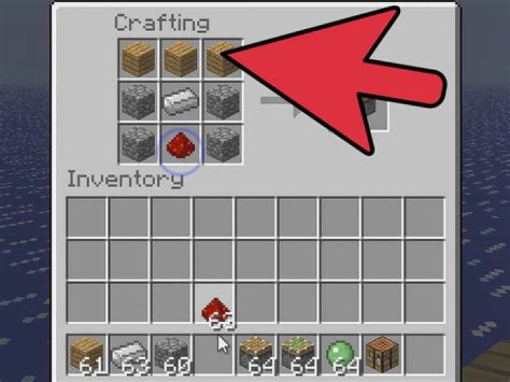 How do u make a piston in minecraft