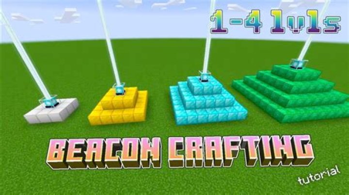How do you activate a beacon in minecraft