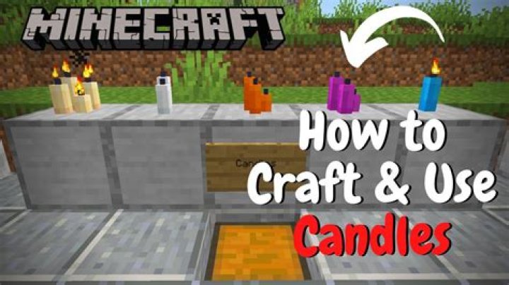 How do you craft a candle in minecraft
