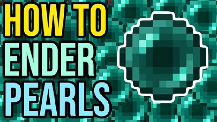 How do you get ender pearls in minecraft
