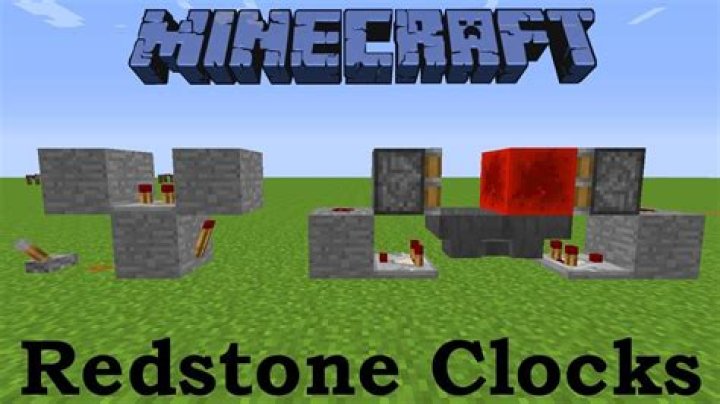 How do you make a clock in minecraft