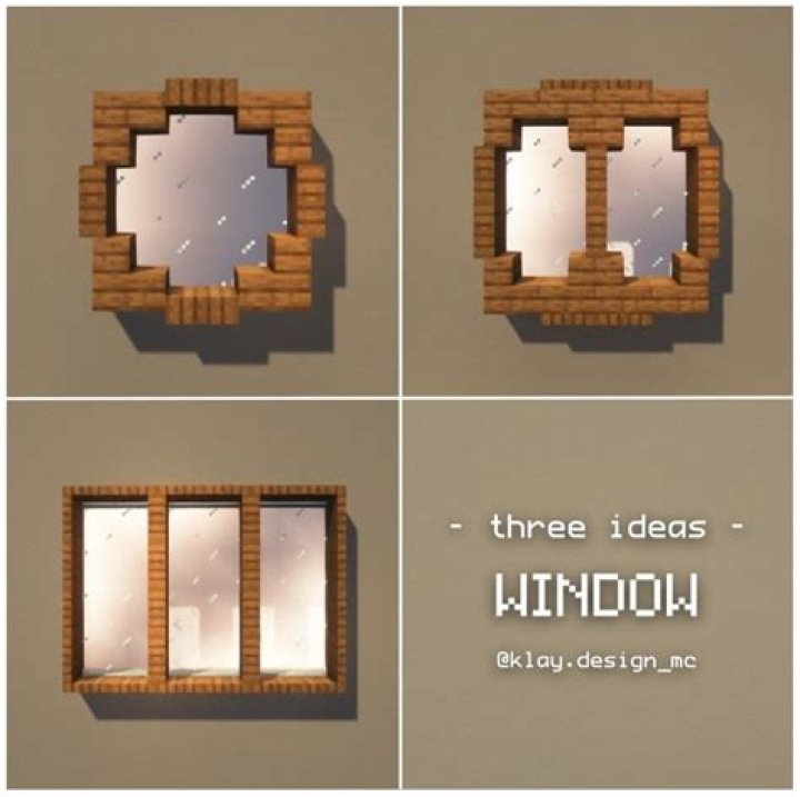How do you make a window in minecraft