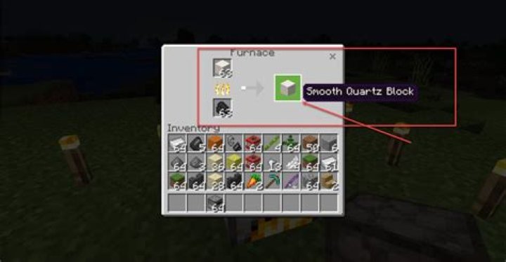 How do you make smooth quartz in minecraft