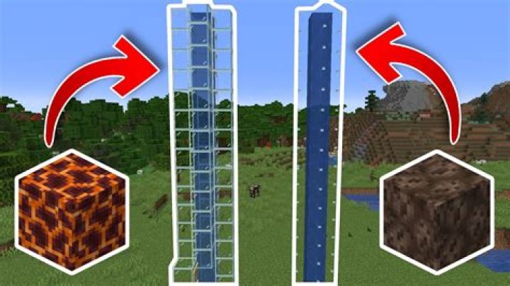 How to build a water elevator in minecraft