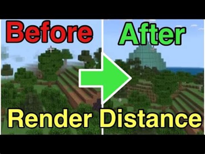 How to change render distance in minecraft bedrock