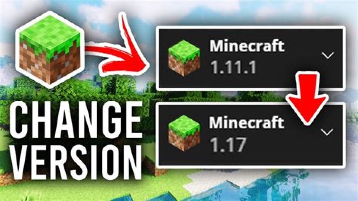 How to change your version of minecraft pe