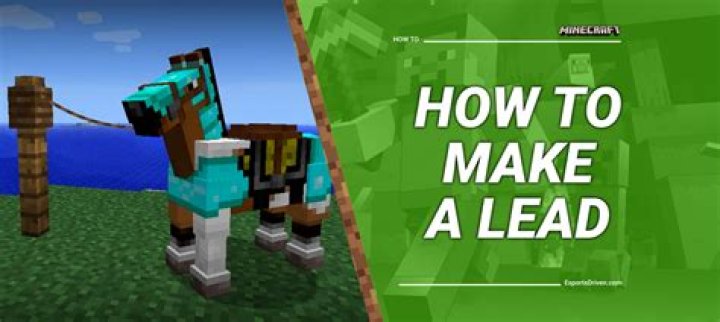 How to craft a lead in minecraft 1.16