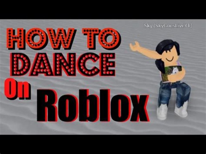How to dance in roblox on computer