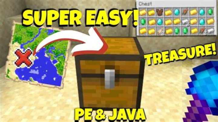 How to find a buried treasure in minecraft
