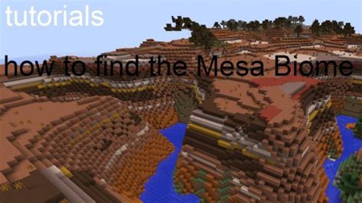 How to find a mesa biome in minecraft