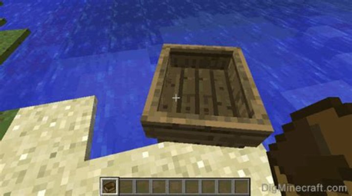 How to get into a boat in minecraft