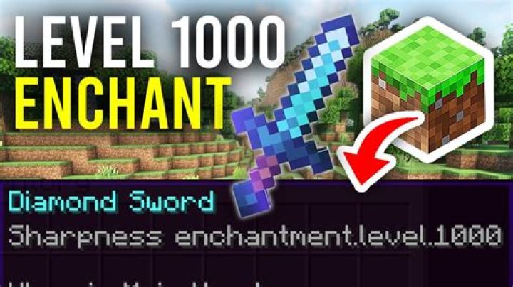 How to get level 1000 enchantments in minecraft