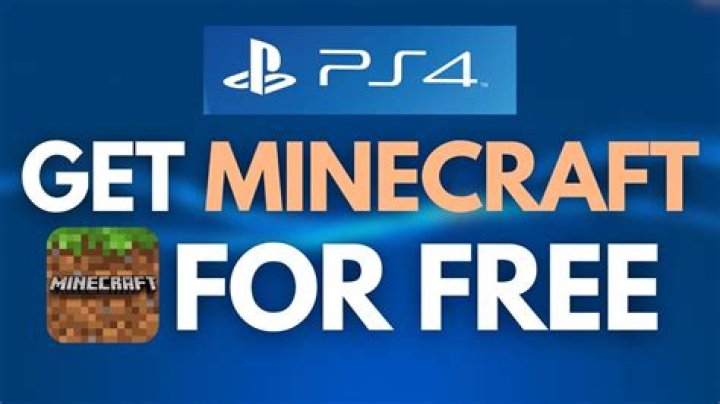 How to get minecraft for free on ps4