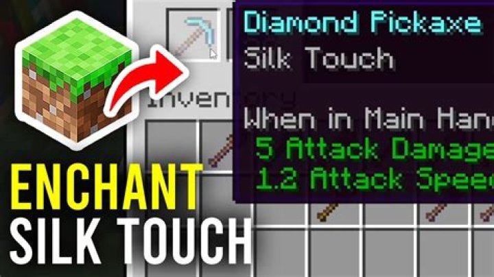 How to get silk touch hands in minecraft