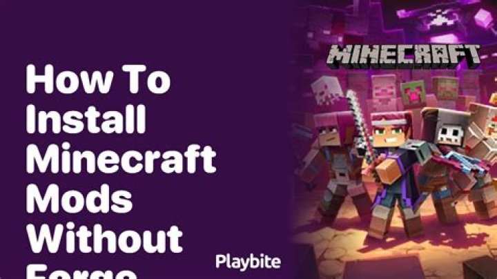 How to install mods on minecraft without forge