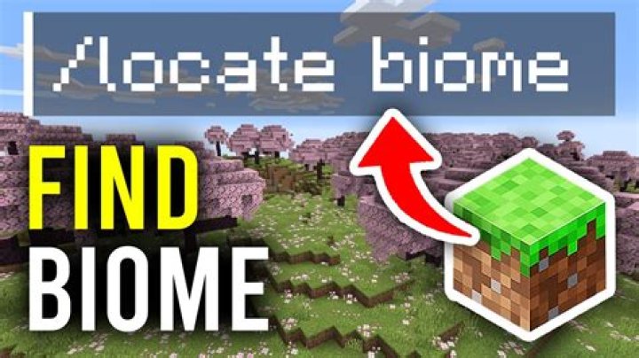 How to locate a biome in minecraft bedrock