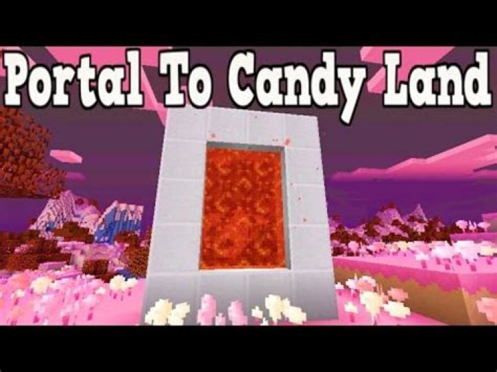 How to make a candyland portal in minecraft