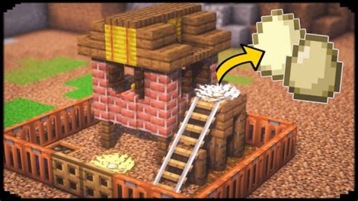 How to make a chicken coop in minecraft