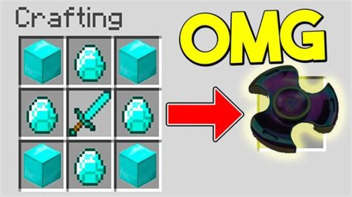How to make a fidget spinner in minecraft