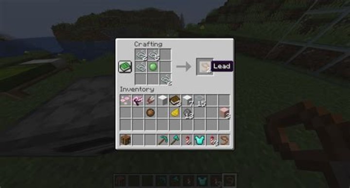 How to make a lead in minecraft pc