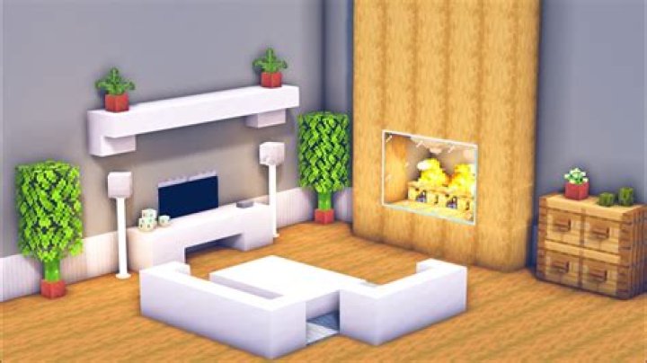 How to make a living room in minecraft