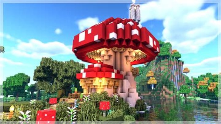How to make a mushroom house in minecraft