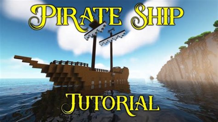 How to make a pirate ship in minecraft