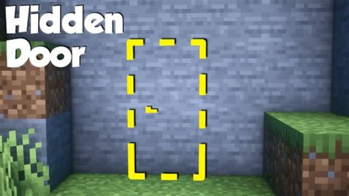 How to make a secret door in minecraft