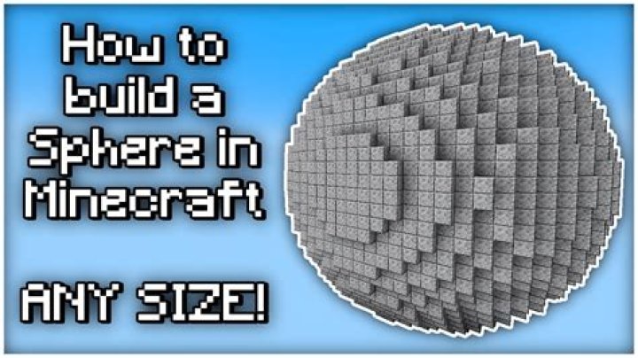 How to make a sphere in minecraft blueprints