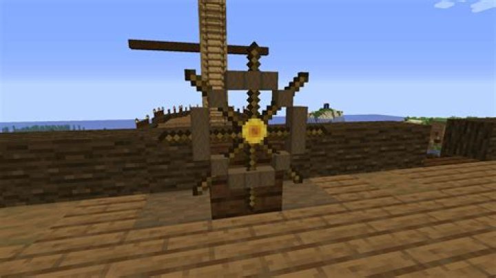 How to make a steering wheel in minecraft