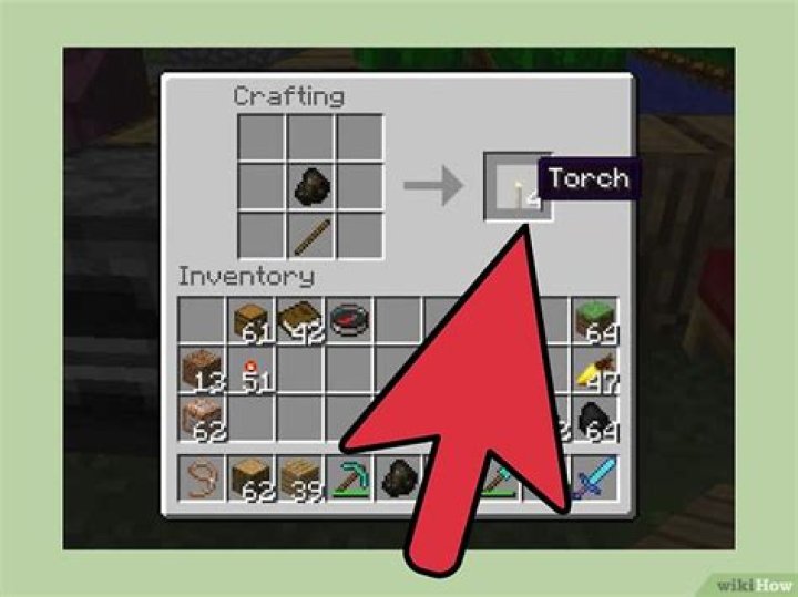 How to make a torch in minecraft pc