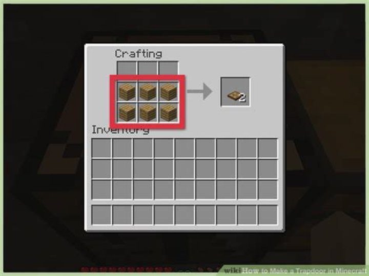 How to make a trapdoor in minecraft pc