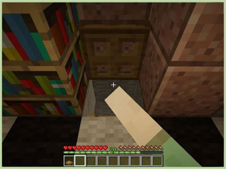How to make a trapdoor in minecraft pe