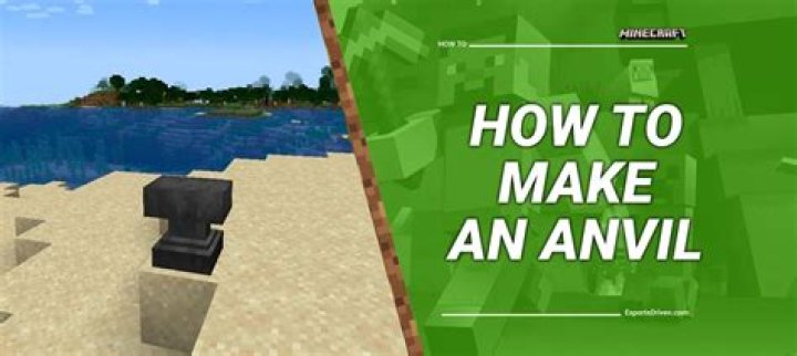 How to make an anvil in minecraft pe
