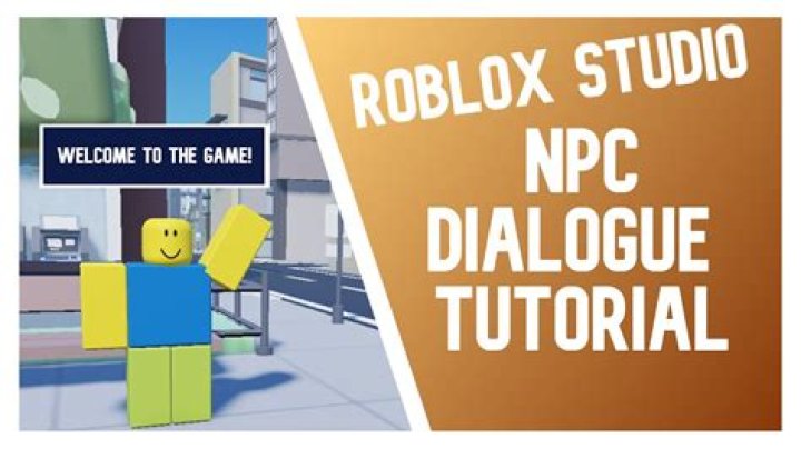 How to make npcs talk in roblox