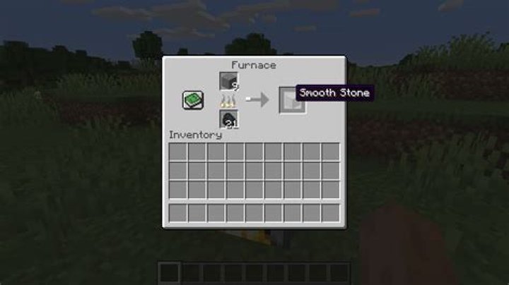 How to make smooth stone block in minecraft