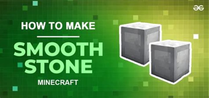 How to make smooth stone in minecraft ps4