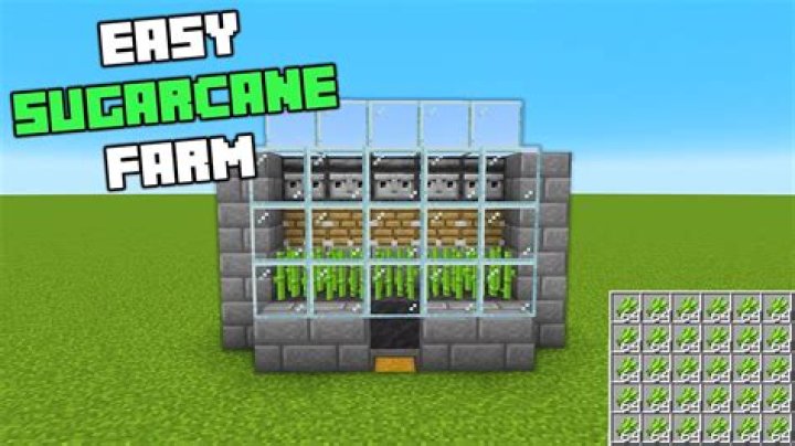 How to make sugar cane farm in minecraft