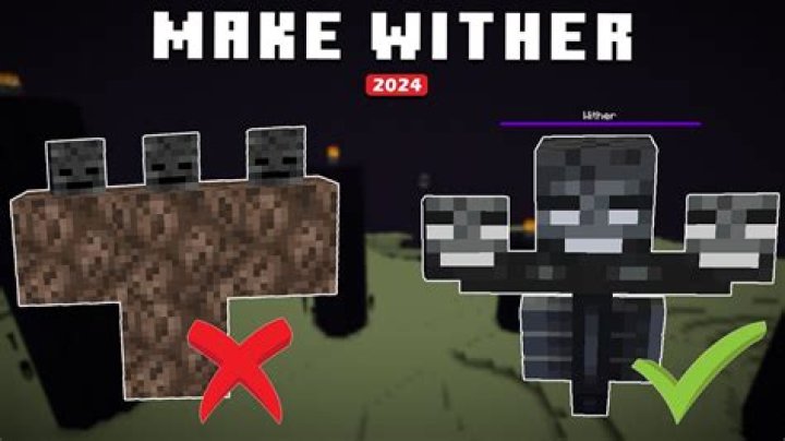 How to make the wither in minecraft pe