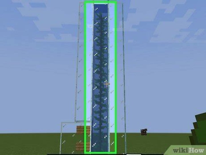 How to make water elevator in minecraft bedrock