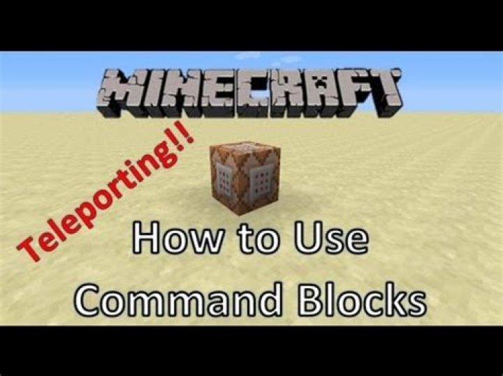 How to teleport in minecraft using command blocks