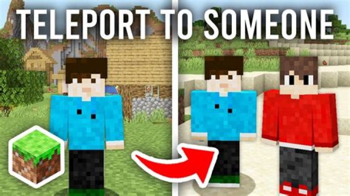 How to tp to someone in minecraft ps4