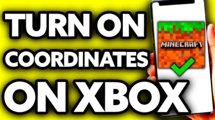 How to turn on coordinates in minecraft xbox