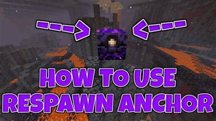 How to use a respawn anchor in minecraft