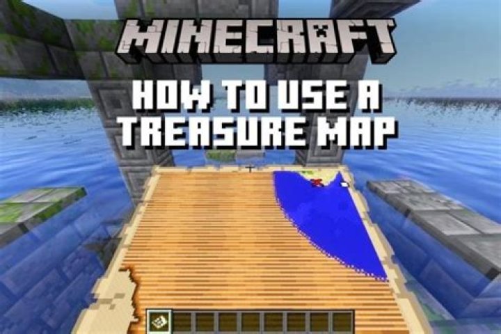 How to use a treasure map in minecraft