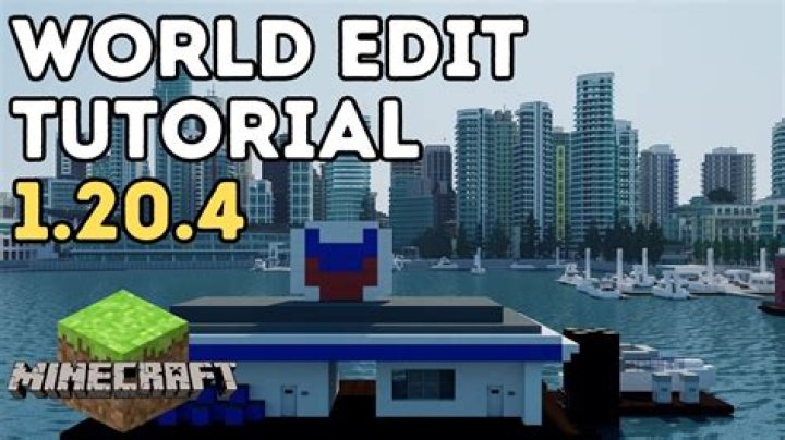 How to use world edit in minecraft 1.14.4