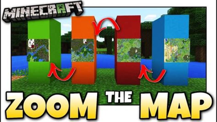 How to zoom in a map in minecraft